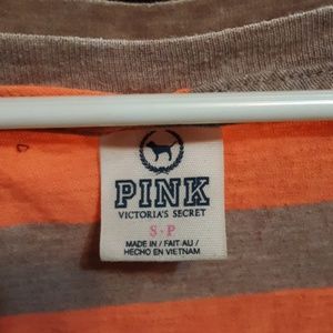 PINK Victoria's Secret Tops - Victoria's secret PINK striped long sleaved shirt PINK Victoria's Secret Tops - Victoria's secret PINK striped long sleaved shirt